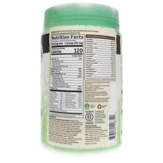 Raw Protein & Greens, GOL